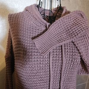 Rue 21 Loose Knit Hoodie Sweater